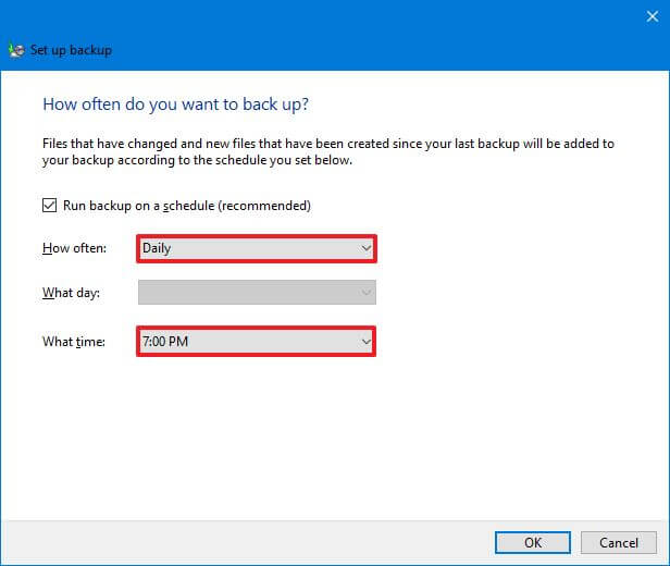 Planifier la sauvegarde des fichiers sous Windows 10