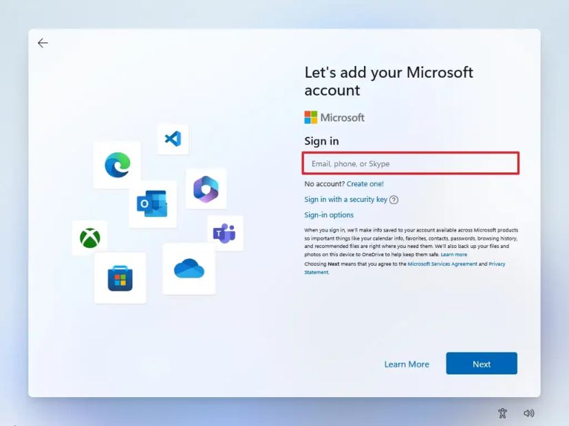 Windows 11 OOBE créer un compte