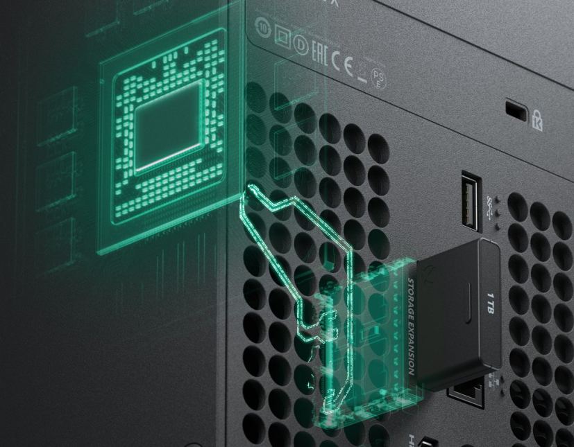 Module de stockage d'extension Xbox Series X (source : Microsoft)