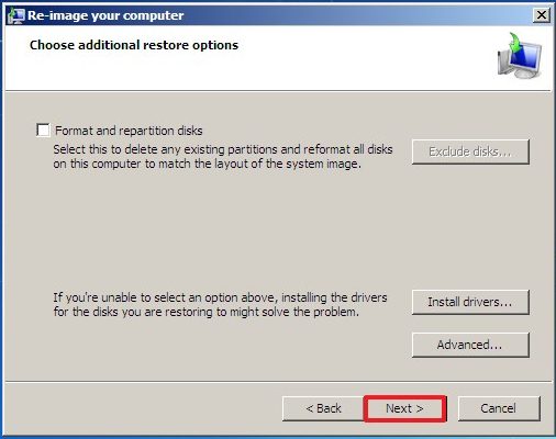 Formatage Windows 7 et lecteur de partition