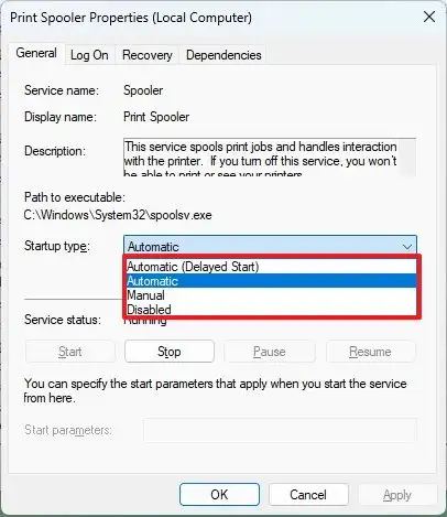 Service de désactivation de Windows 11