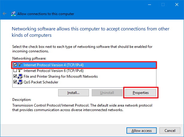 Configurer un VPN sur les propriétés TCP/IP de Windows 10