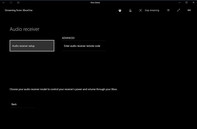 Configuration du récepteur audio Xbox One