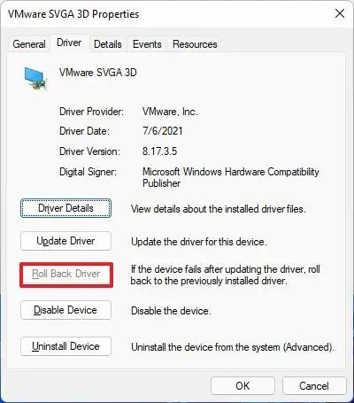 Pilote de restauration de Windows 11