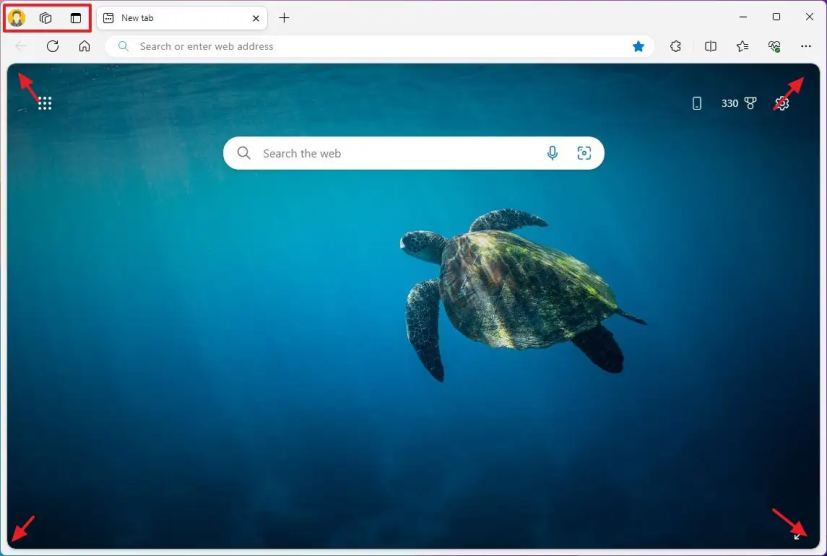 Interface utilisateur mise à jour de Microsoft Edge