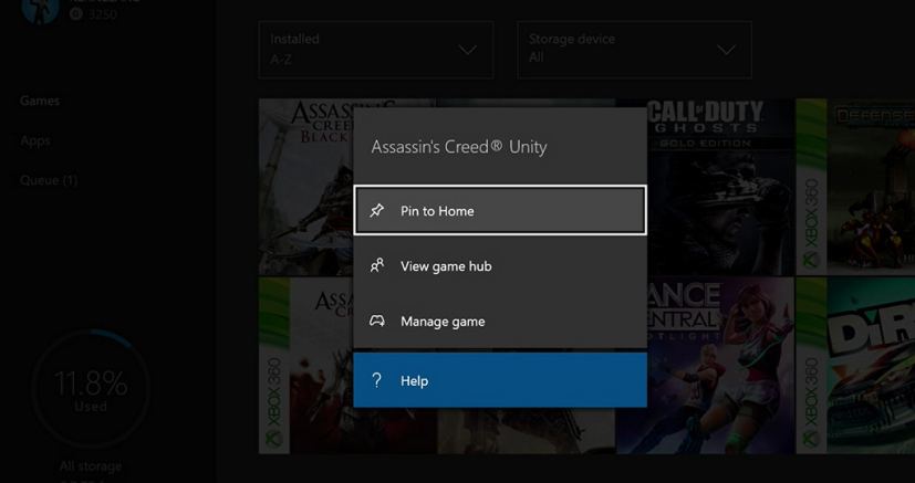 Gérer les options de jeu sur Xbox One