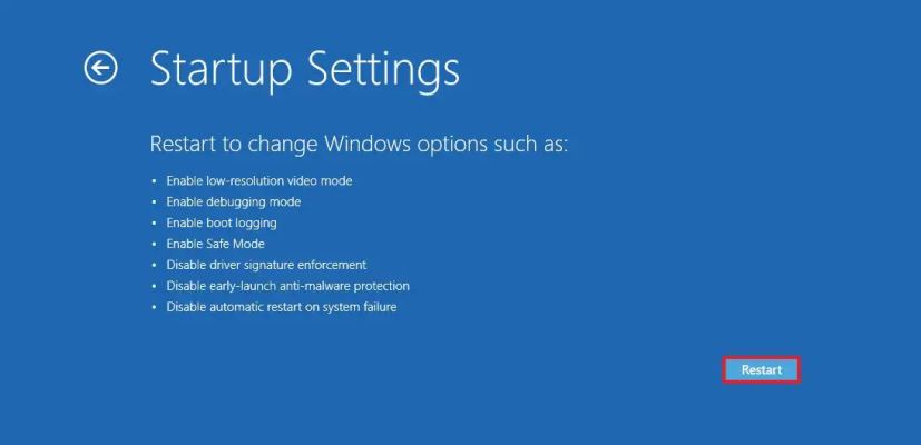 Windows 10 redémarre en mode sans échec