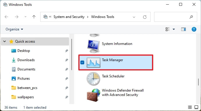 Gestionnaire des tâches des outils Windows