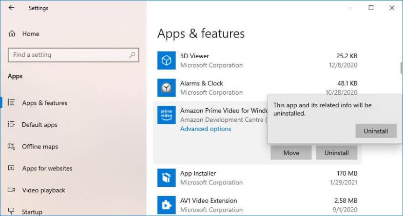 Windows 10 désinstalle les applications incompatibles