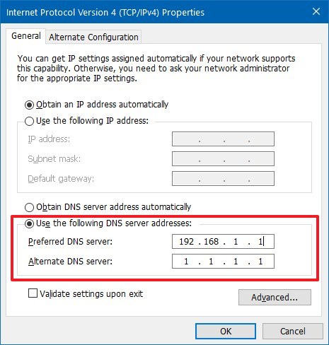 Modifier les paramètres DNS sous Windows 10