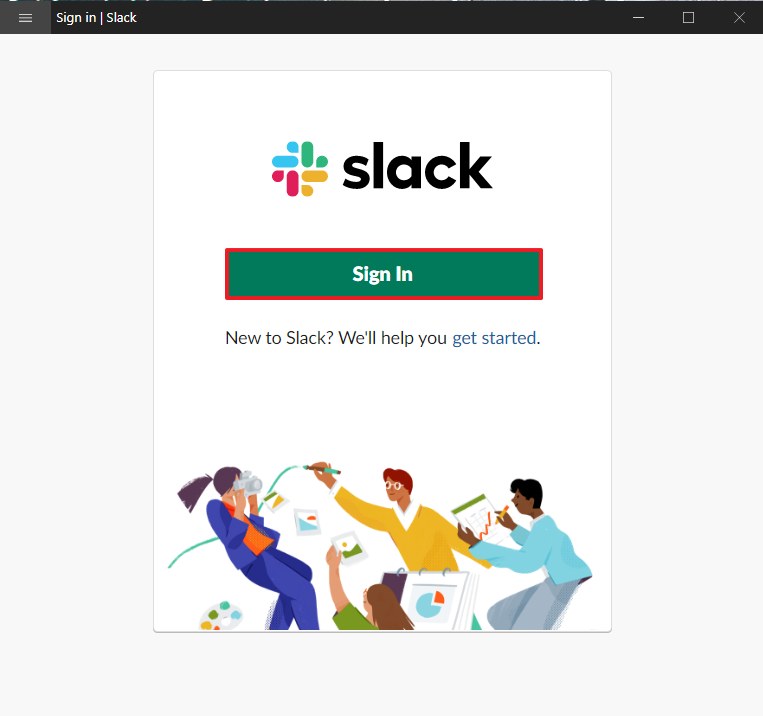 Connexion à Slack