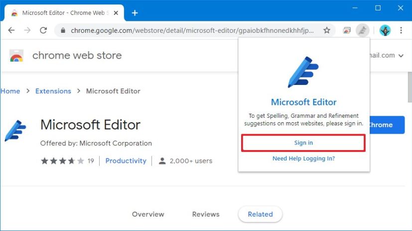 Configurer l'option Microsoft Editor
