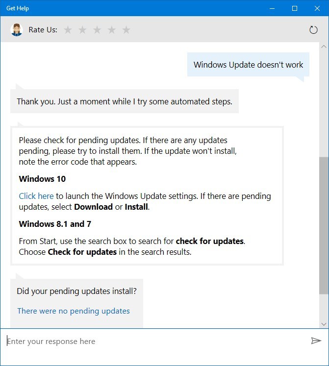 Application Obtenir de l'aide pour Windows 10