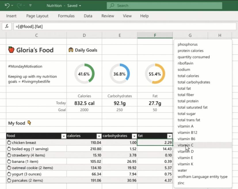 Argent dans Excel (source Microsoft)