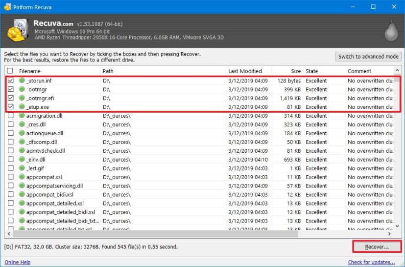 Récupérer les fichiers supprimés sous Windows 10