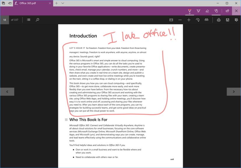 Annotations Microsoft PDF