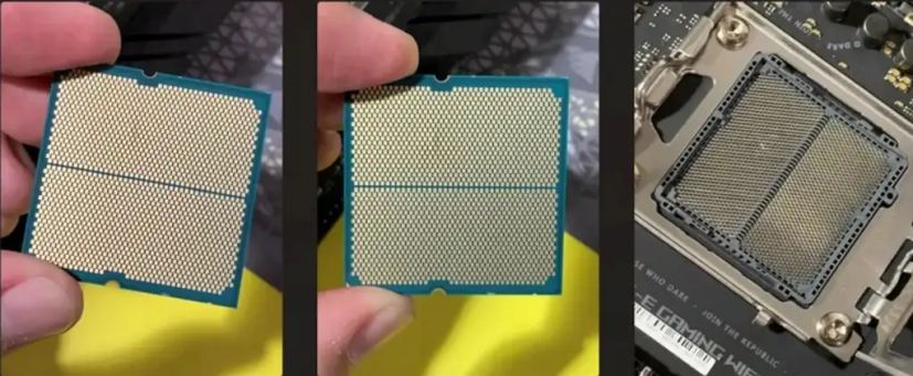 AMD 7000X3D endommagé