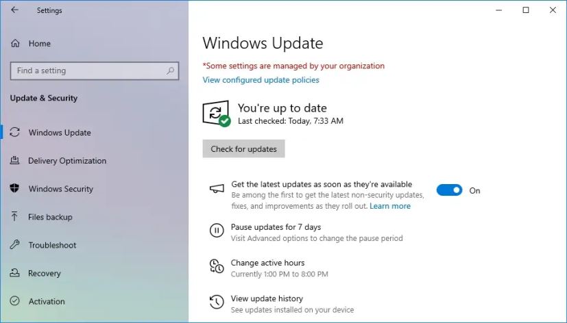 Mise à jour Windows 10 KB5032278