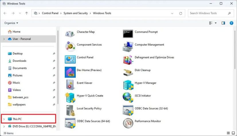 Les outils Windows activent l'explorateur de fichiers classique