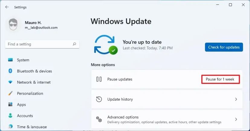 Windows 11 désactive les mises à jour