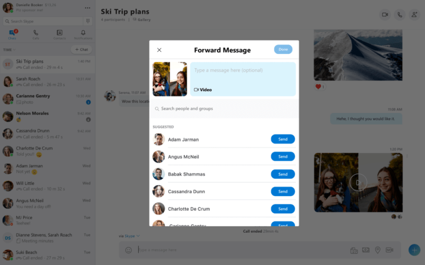 Partager l'option d'enregistrement des appels Skype