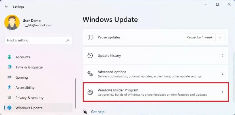 Programme Windows Insider