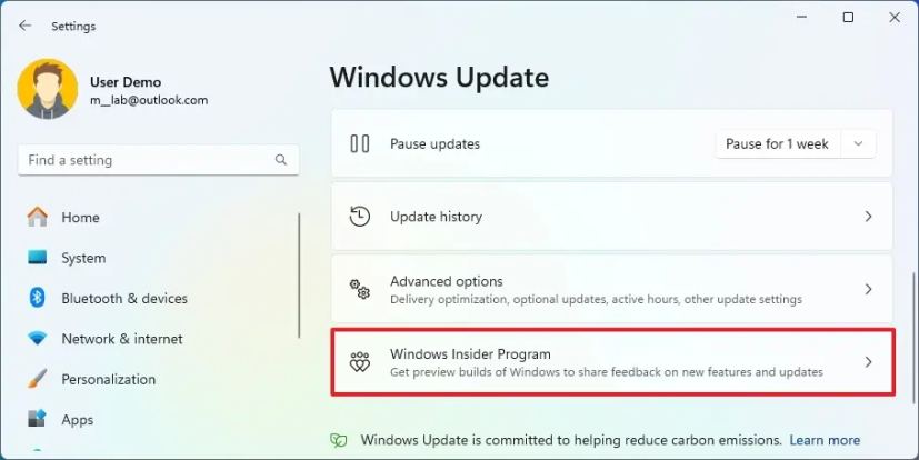 Programme Windows Insider