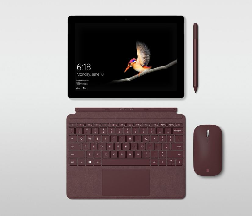 Surface Go Type Cover, stylet et souris