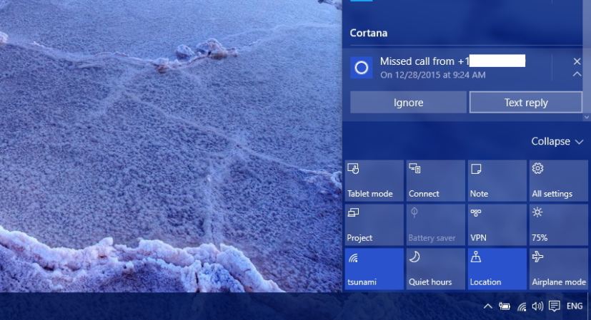 Réponse texte Cortana dans Windows 10