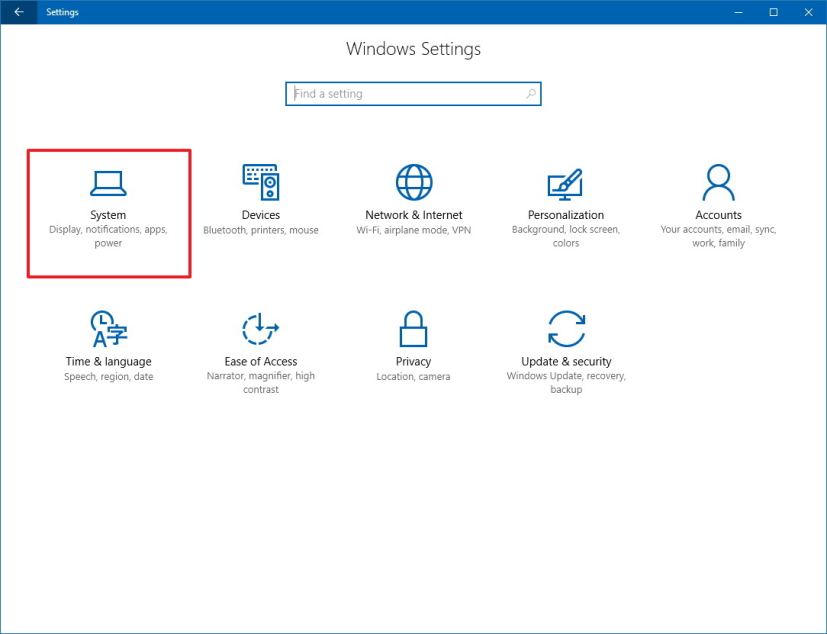 Paramètres Windows 10 : Système