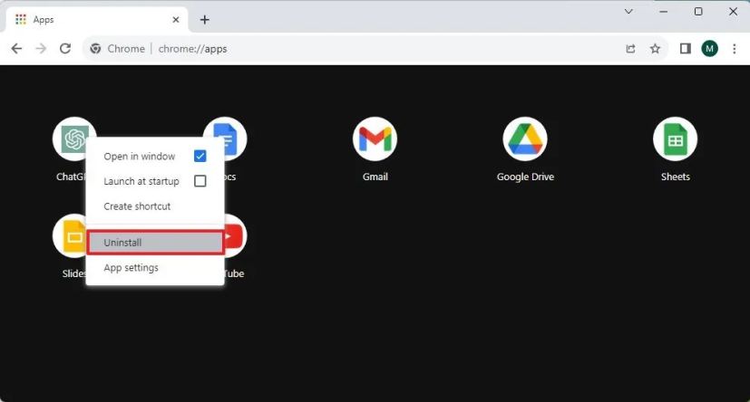 Désinstaller ChatGPT dans Chrome