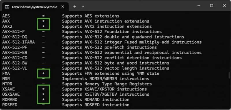 Extensions du processeur ARM Prism de Windows 11